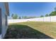 Spacious fenced backyard with well-maintained lawn and landscaping at 8004 Juniper Rd, Ocala, FL 34480