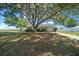 Charming single-story home with a large front yard shaded by a mature tree at 1115 Silver Rd, Ocala, FL 34472