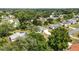Overhead view of a residential neighborhood featuring green trees and well-kept lawns at 11153 Sw 79Th Ave, Ocala, FL 34476