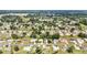 A neighborhood with manicured lawns and mature trees, captured from an aerial view at 11153 Sw 79Th Ave, Ocala, FL 34476