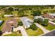 Aerial view showcasing the property's proximity to the golf course and neighborhood amenities at 15426 Sw 14Th Avenue Rd, Ocala, FL 34473