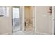 Bright bathroom with stand up shower and marbled tile flooring at 15426 Sw 14Th Avenue Rd, Ocala, FL 34473