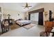 Bright main bedroom with vaulted ceiling and comfortable natural lighting at 15426 Sw 14Th Avenue Rd, Ocala, FL 34473