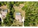 An aerial perspective of the house and the screened-in pool at 21939 Sw 85Th Loop, Dunnellon, FL 34431