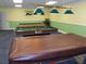 Game room including billiards table with overhead lights and a pool cue stand at 21939 Sw 85Th Loop, Dunnellon, FL 34431