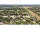 Overhead view of the neighborhood and surrounding landscape at 4424 Se 14Th St, Ocala, FL 34471
