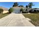 Charming single-story home with a well-maintained lawn, a two-car garage, and manicured landscaping at 7421 Sw 110Th Pl, Ocala, FL 34476