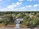 Aerial view of property with a blue border showing the property lines at 8990 Se 155Th Pl, Summerfield, FL 34491