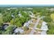 Aerial showcases the home's location in a community with mature landscaping, offering a serene atmosphere at 9058 Sw 108Th Pl, Ocala, FL 34481