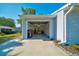 Open garage space, with washer and dryer in the rear, offering parking and laundry capabilities at 9058 Sw 108Th Pl, Ocala, FL 34481