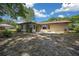 Backyard featuring mature trees, fencing and sunroom at 164 Ne 53Rd St, Ocala, FL 34479