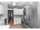 Modern kitchen showcasing stainless steel appliances and sleek cabinetry at 2369 Nw 53Rd Avenue Road, Ocala, FL 34482