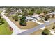 Scenic aerial view of a residential area showcasing well-maintained homes, lush greenery, and a peaceful environment at 4085 Sw 110Th St, Ocala, FL 34476