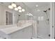 Bathroom boasts modern vanity, glass enclosed shower, and contemporary fixtures at 8120 Nw 48Th Ln, Ocala, FL 34482