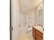 Cozy bathroom with a shower and tub combination, along with a vanity at 9896 Sw 56Th Ct, Ocala, FL 34476
