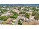 An aerial view of a neighborhood with various homes and lots, some ready for new construction at 14978 Sw 46Th Cir, Ocala, FL 34473