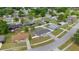 An aerial view highlights the home's setting within the neighborhood at 15044 Sw 35Th Avenue Rd, Ocala, FL 34473