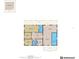 Detailed floor plan showcasing the layout of the kitchen, bedrooms, dining room, office, and living room at 23800 Ne 190Th St, Fort Mc Coy, FL 32134