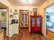 Eat-in kitchen view of the bedroom featuring a red cabinet at 23800 Ne 190Th St, Fort Mc Coy, FL 32134