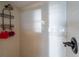 Close-up of the renovated shower with tiled walls and a detachable shower head at 23800 Ne 190Th St, Fort Mc Coy, FL 32134