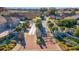 Aerial view of the brick-paved entrance to the community, featuring manicured landscaping at 2935 Sw 41St Pl, Ocala, FL 34474