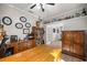 Spacious home office with wooden furnishings and ample storage space at 8630 Sw 20Th Ct, Ocala, FL 34476