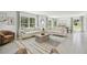 Cozy living room with tile floors, neutral sofas, large windows, and a modern rug at 8632 Sw 44Th Ter, Ocala, FL 34476