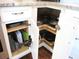 Convenient kitchen storage solutions with custom shelving and drawers for easy organization at 12002 Sw 137Th Loop, Dunnellon, FL 34432