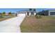 Inviting single-story home with a spacious driveway, a two-car garage, and a well-maintained lawn at 13423 Sw 48Th Ave, Ocala, FL 34473