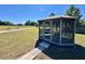 Outdoor gazebo with seating, perfect for enjoying the surrounding landscape at 1711 Sw 63Rd St Rd, Ocala, FL 34476