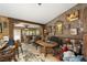 Unique dining room with distressed wood table and eclectic decor at 18695 Ne 5Th Terrace Rd, Citra, FL 32113