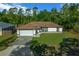 Charming single-story home featuring a two-car garage and well-maintained front lawn at 2312 Sw 140Th Ct, Ocala, FL 34481
