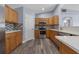 Updated kitchen with stainless appliances, modern countertops, and stylish backsplash at 2312 Sw 140Th Ct, Ocala, FL 34481
