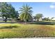 Inviting front yard with mature palm trees and an attractive lawn complementing the charming home at 4083 Se 38Th Loop, Ocala, FL 34480