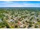 High aerial view showcasing the neighborhood's suburban community and landscape at 10946 Sw 65Th Ave, Ocala, FL 34476