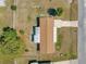 Birds eye view of a well maintained property with a large backyard and paved driveway at 10946 Sw 65Th Ave, Ocala, FL 34476