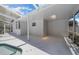 A covered patio area with ample space for outdoor dining and entertaining, perfect for enjoying the backyard views at 14476 Sw 43Rd Court Rd, Ocala, FL 34473