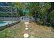 Backyard shed with stepping stones for storage at 14476 Sw 43Rd Court Rd, Ocala, FL 34473