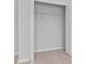 Closet with wire shelving, light wood-look flooring, and a door at 288 N Oak Ave, Sanford, FL 32771