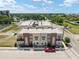 Stunning townhome showcases contemporary architecture with brick accents and private balconies at 288 N Oak Ave, Sanford, FL 32771