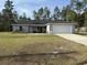 Charming single-story home featuring an attached garage and a well-maintained lawn, perfect for suburban living at 13356 Sw 66Th St, Ocala, FL 34481