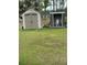 Two sheds in the backyard; one for storage and one used as a pool pump house at 13356 Sw 66Th St, Ocala, FL 34481