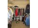 Walk-in closet provides generous storage with shelving and hanging space at 13675 Sw 111Th Ave, Dunnellon, FL 34432