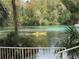 Beautiful water view featuring a person in a kayak, set among natural greenery and a metal fence at 19059 Sw 92Nd Loop, Dunnellon, FL 34432