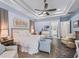 Bright bedroom featuring recessed lights, a ceiling fan, furniture, and neutral décor at 2780 Ne 127Th Pl, Anthony, FL 32617