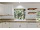 Kitchen sink features a window overlooking backyard landscaping at 3230 Se 45Th St, Ocala, FL 34480