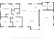 Detailed floor plan showcasing the layout of the bedrooms, bathrooms, kitchen, and living spaces at 3810 Sw 5Th Ave, Ocala, FL 34471