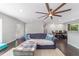 Cozy living room showcases a comfortable couch and leads into the dining area at 3810 Sw 5Th Ave, Ocala, FL 34471