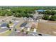 An aerial view of a residential area surrounded by lush greenery, showcasing several modern single-Gathering homes at 4778 Se 25Th Loop, Ocala, FL 34480