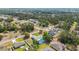 Aerial perspective of homes in a suburban area, surrounded by trees and green space at 5220 Sw 161St Place Rd, Ocala, FL 34473